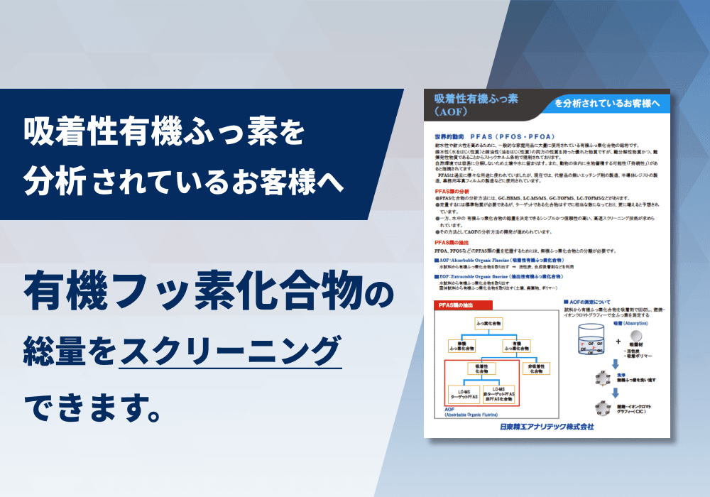 自動試料燃焼装置「AQF-2100」/  吸着装置「TXA-04」