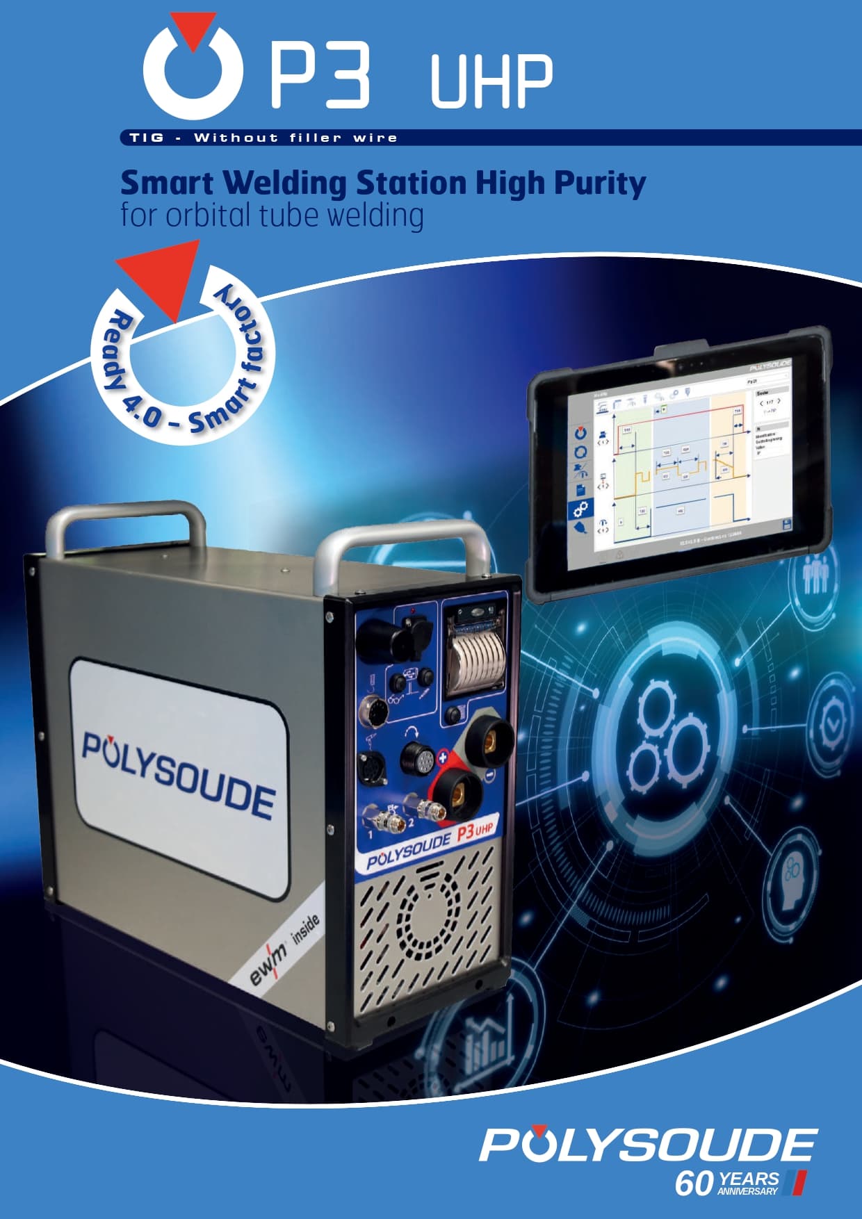 パイプ自動溶接機　POLYSOUDE