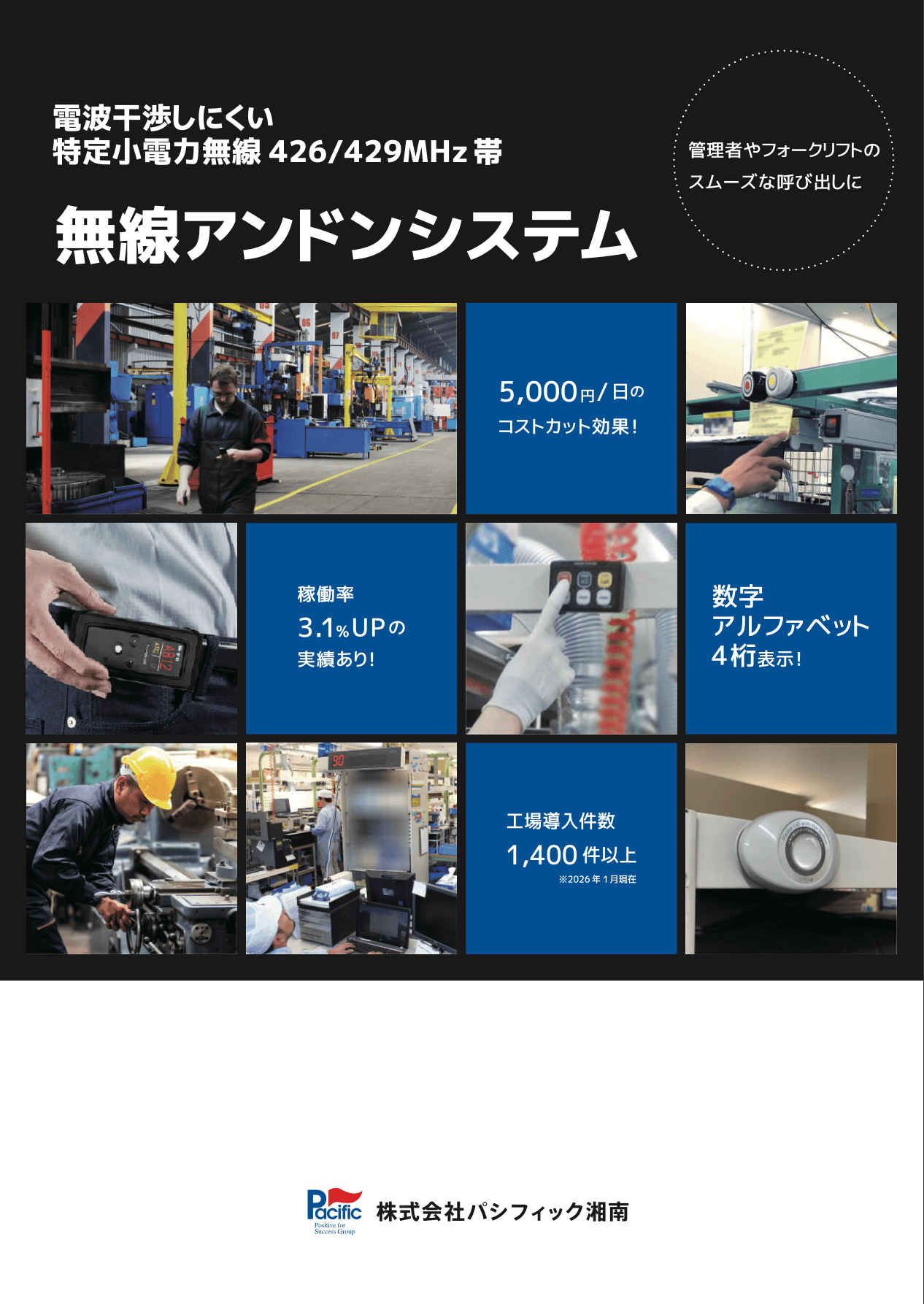 無線アンドンシステム カタログ資料