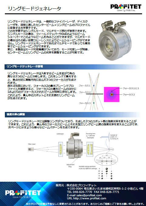 リングモードジェネレータ 資料