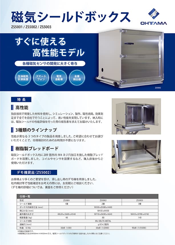 磁気シールドボックス  説明資料